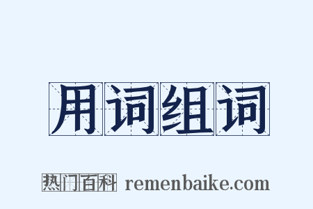 用词组词是什么意思的图片